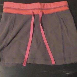 pink and grey kids skirt